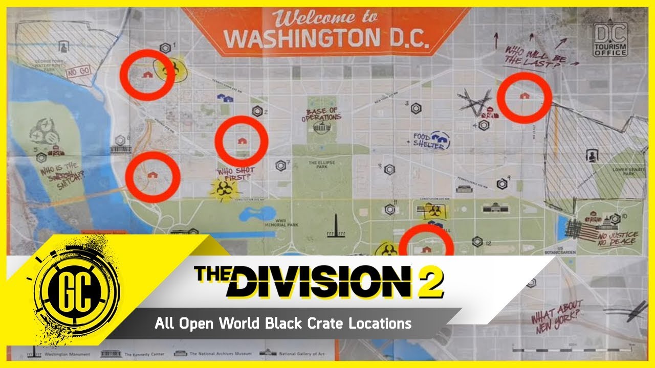 Material Farming Route x13 Black Crates - Lots of Materials! | The Division 2