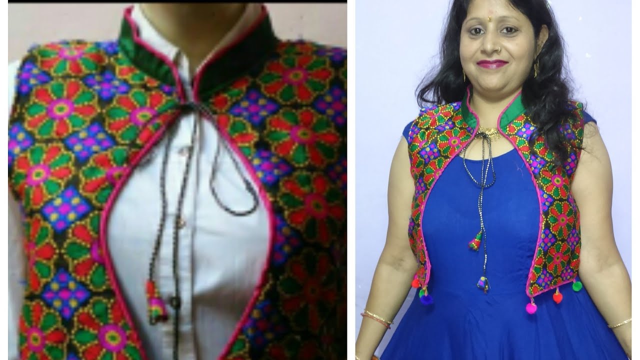 Kurti jacket making| how to make jacket for kurti
