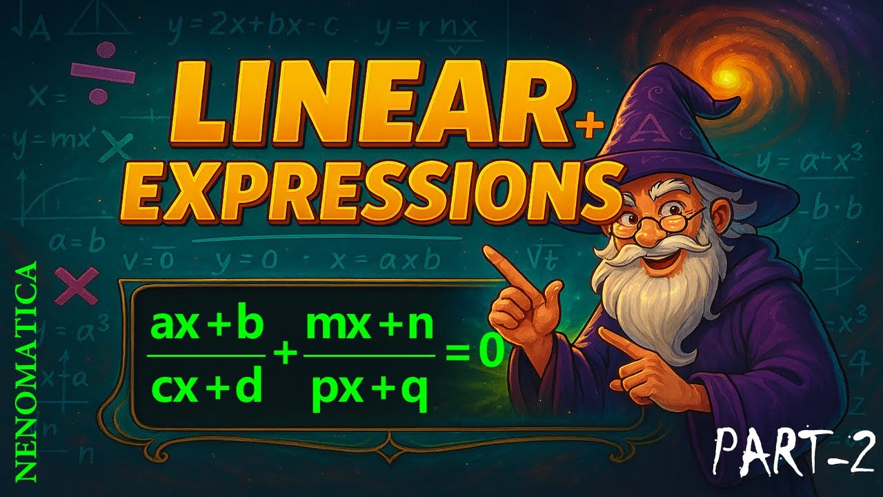 linear Expressions 4-2: Solving First-Degree Fractional Equations | NENOMATICA
