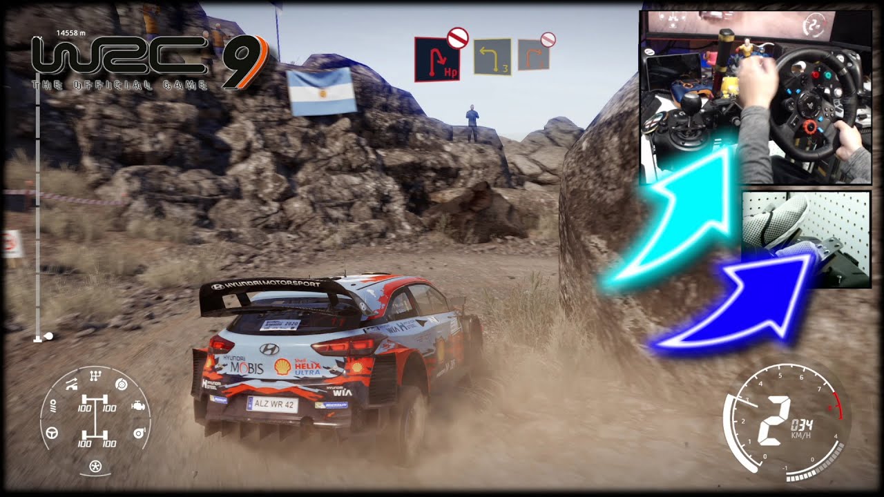 WRC 9 Hyundai i20 WRC Ралли Аргентина / Logitech G29