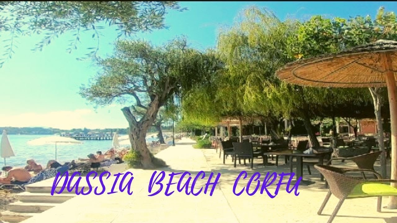 WALKING DASSIA BEACH CORFU