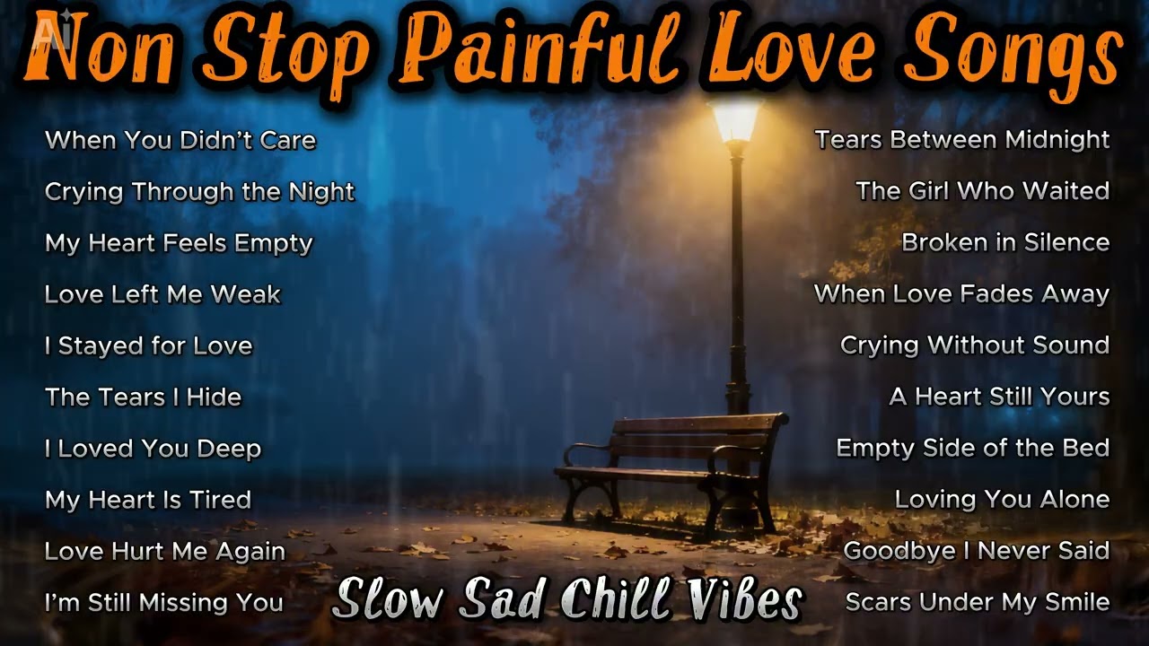 Non Stop Painful Love Songs 💔😭 | Slow Sad Chill Vibes