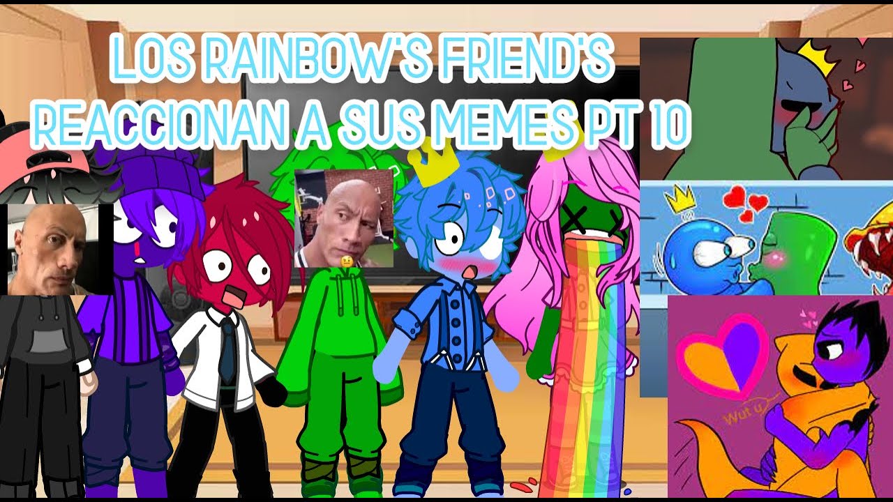 LOS RAINBOW'S FRIEND'S REACCIONAN A SUS MEME PT10|| Ashton