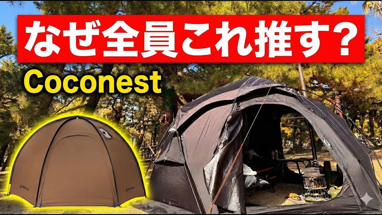 【高知県　種崎千松公園キャンプ場】静かなキャンプ場で雑談｜Coconestが流行る理由を冷静に見る