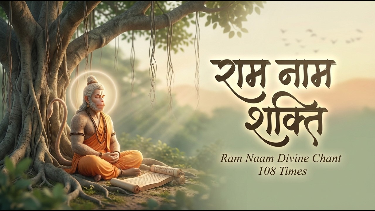 राम नाम शक्ति | श्री राम नामस्मरण 108 वेळा जप | Powerful Shree Ram Chant | Shree Ram Namasmaran Jap