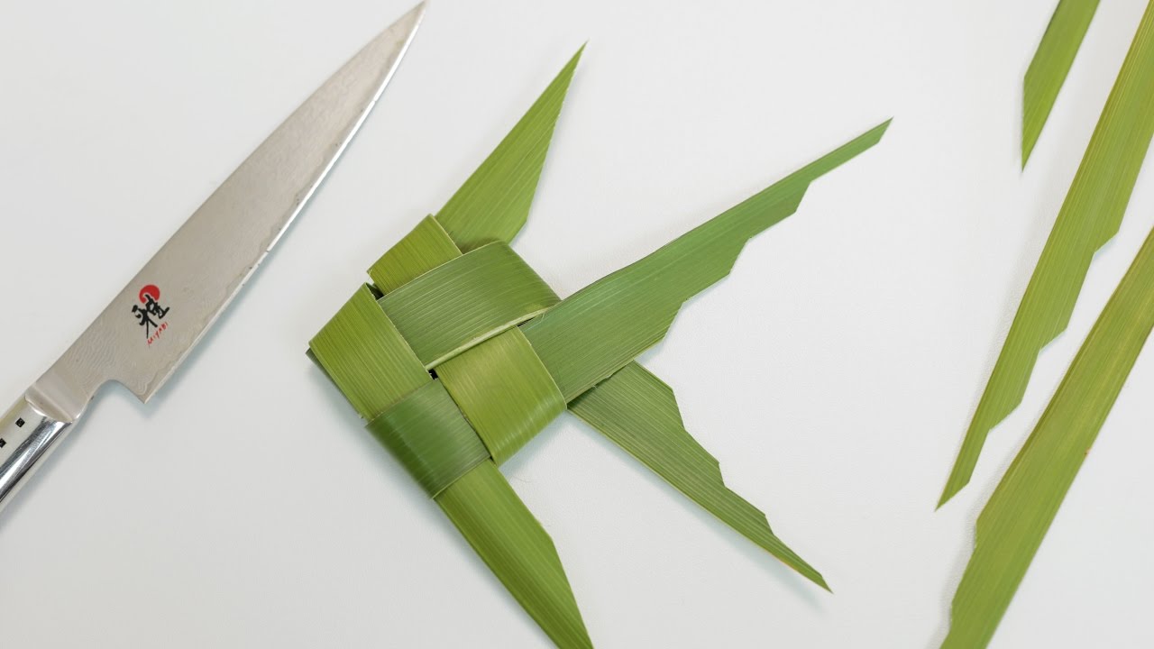 Palm Leaf Fish Garnish