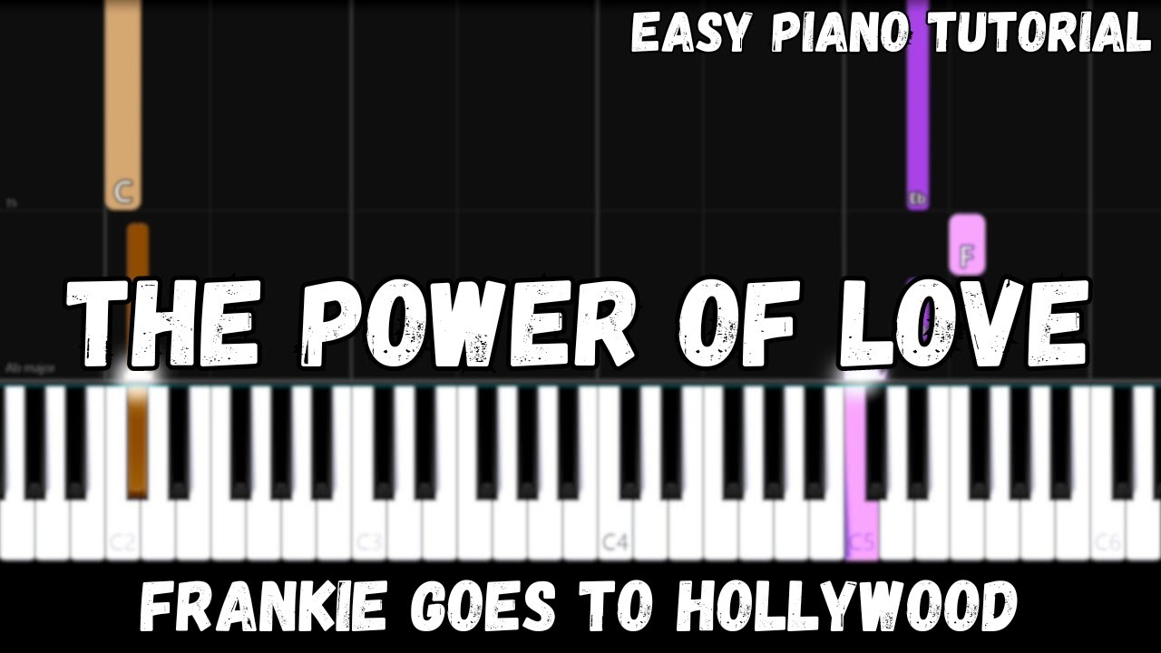 Frankie Goes To Hollywood - The Power of Love (Easy Piano Tutorial)