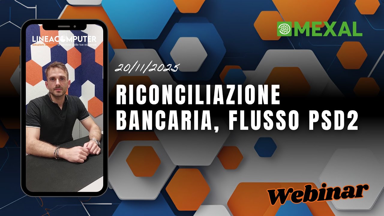Webinar Passepartout Mexal: RICONCILIAZIONE BANCARIA PSD2  - Guida Completa 2025