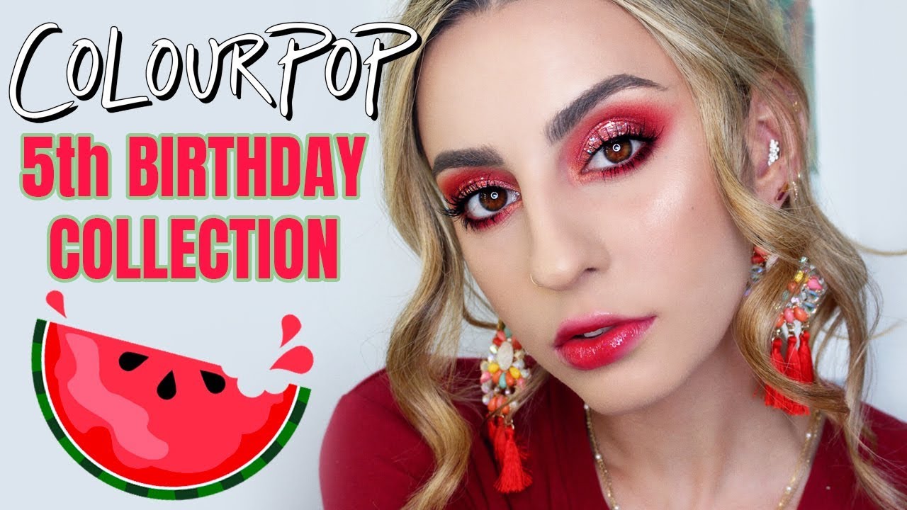 Colourpop 5th B-day Collection: Swatches & Demo!