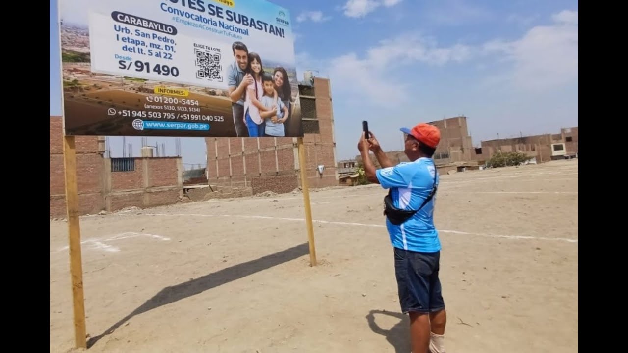 Serpar subastará 80 terrenos urbanos en Lima a precios de remate