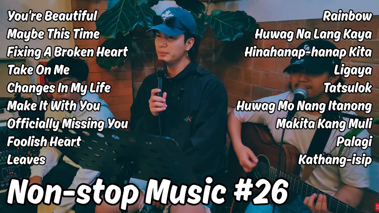 Unplugged Songs Collection 26 Nonstop Raw Music by David, Russel and Vince at Koco Cafe Baguio