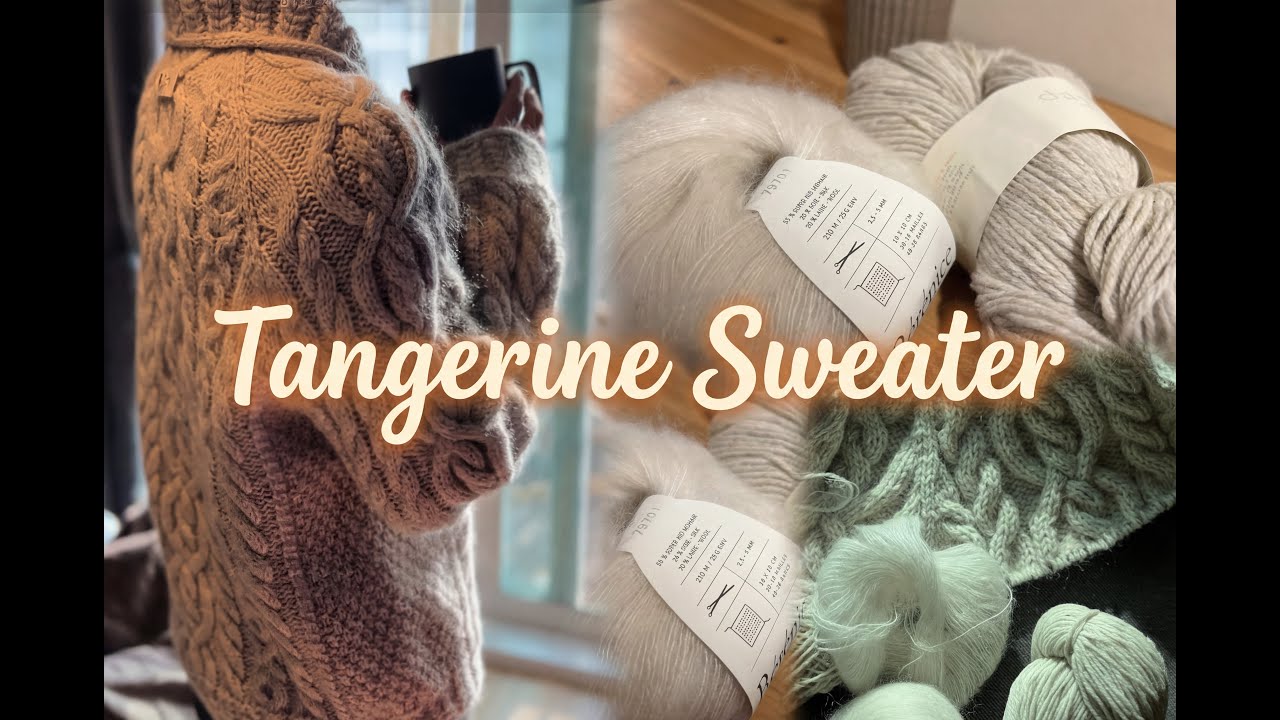 [Ep.3] 2026 첫 스웨터 | 원작실로 뜬 Tangerine Sweater | 근데 이제 모헤어를 곁들인