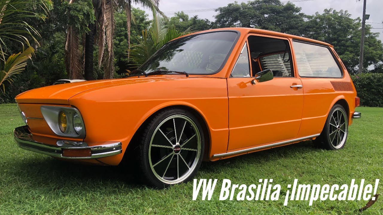 ¡Checa este Volkswagen Brasilia 1975 con estilo custom!