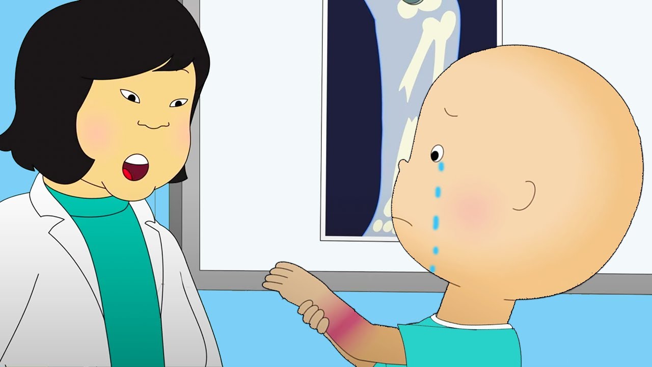 El Hueso Roto | Caillou en Español Castellano