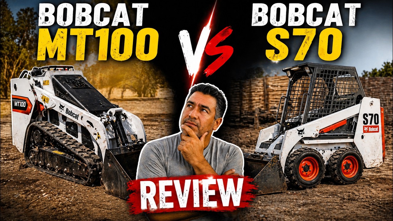 Bobcat MT100 vs Bobcat S70 Review Español