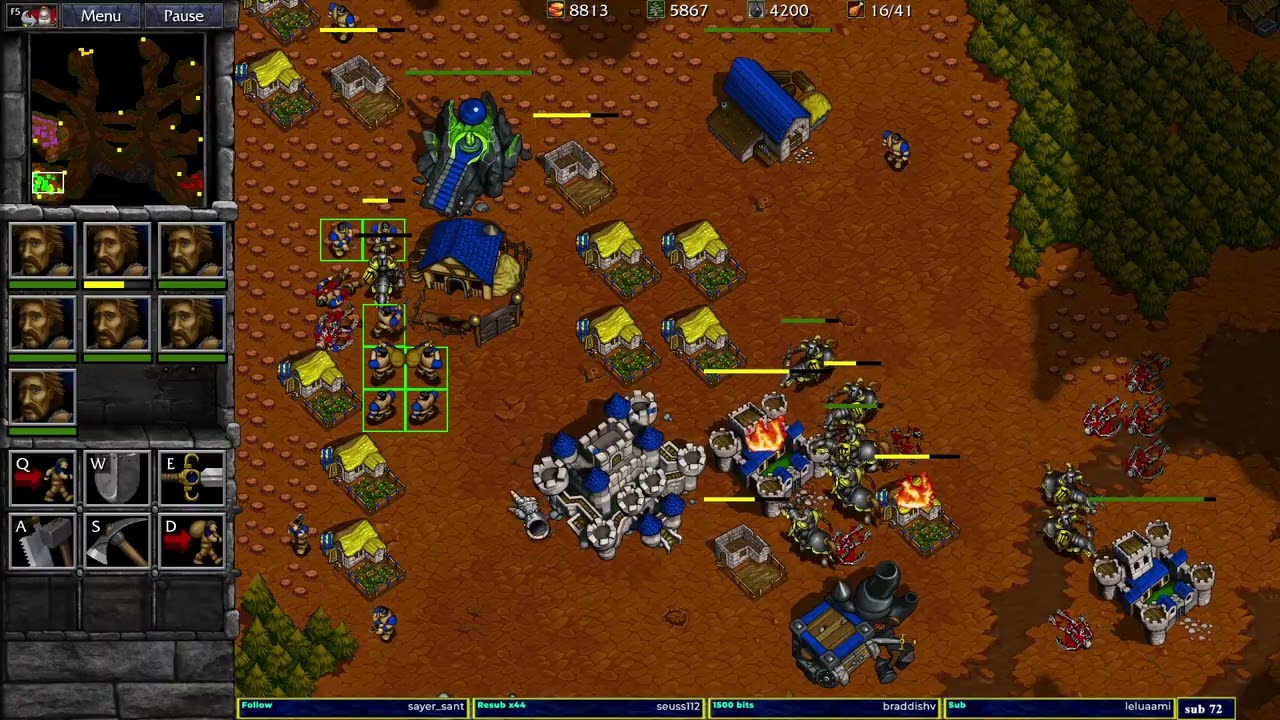 Warcraft 2 Remastered Tarantula 2v2
