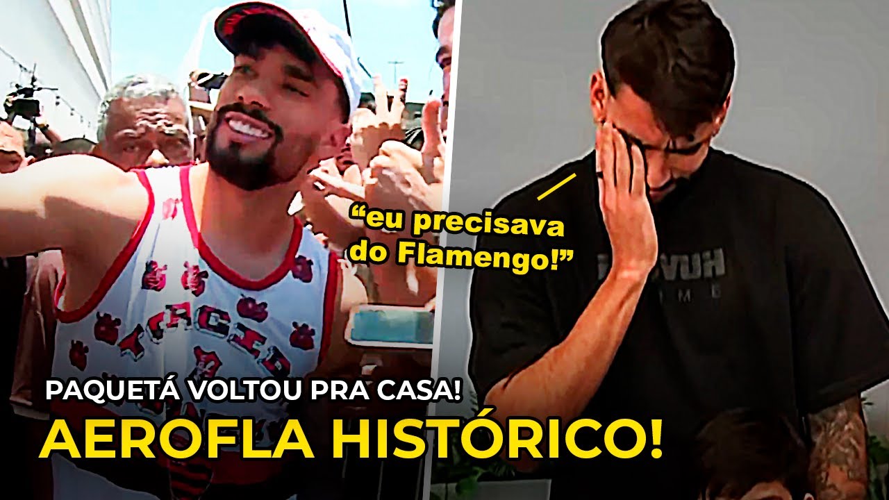 BASTIDORES HISTÓRICO DA RECEPÇÃO DE LUCAS PAQUETÁ NO FLAMENGO!