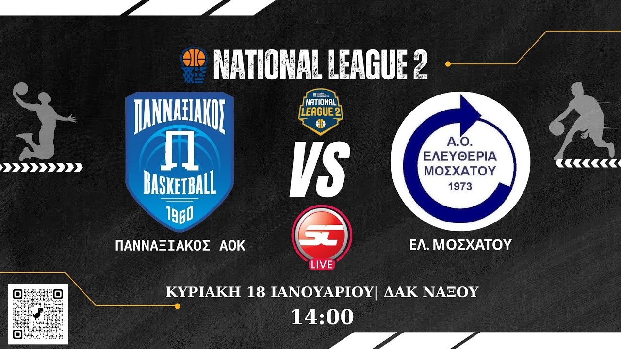 Πανναξιακός ΑΟΚ -  Ελ. Μοσχάτου (National League 2 | 3ος Όμιλος | 14η Αγωνιστική)