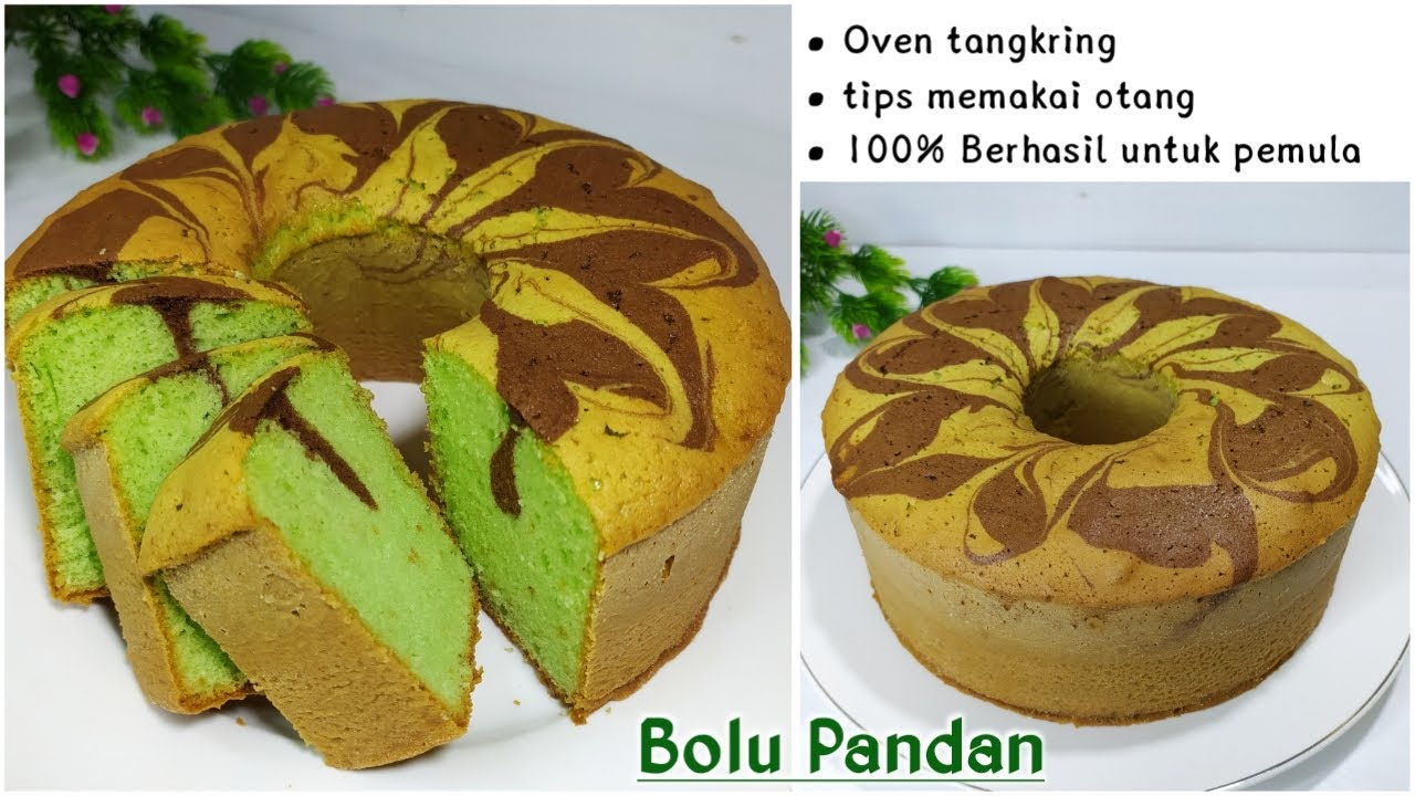 RESEP BOLU PANDAN Panggang Dengan Oven Tangkring_Super Lembut&Empuk_Tips Memakai Otang(100% Sukses)