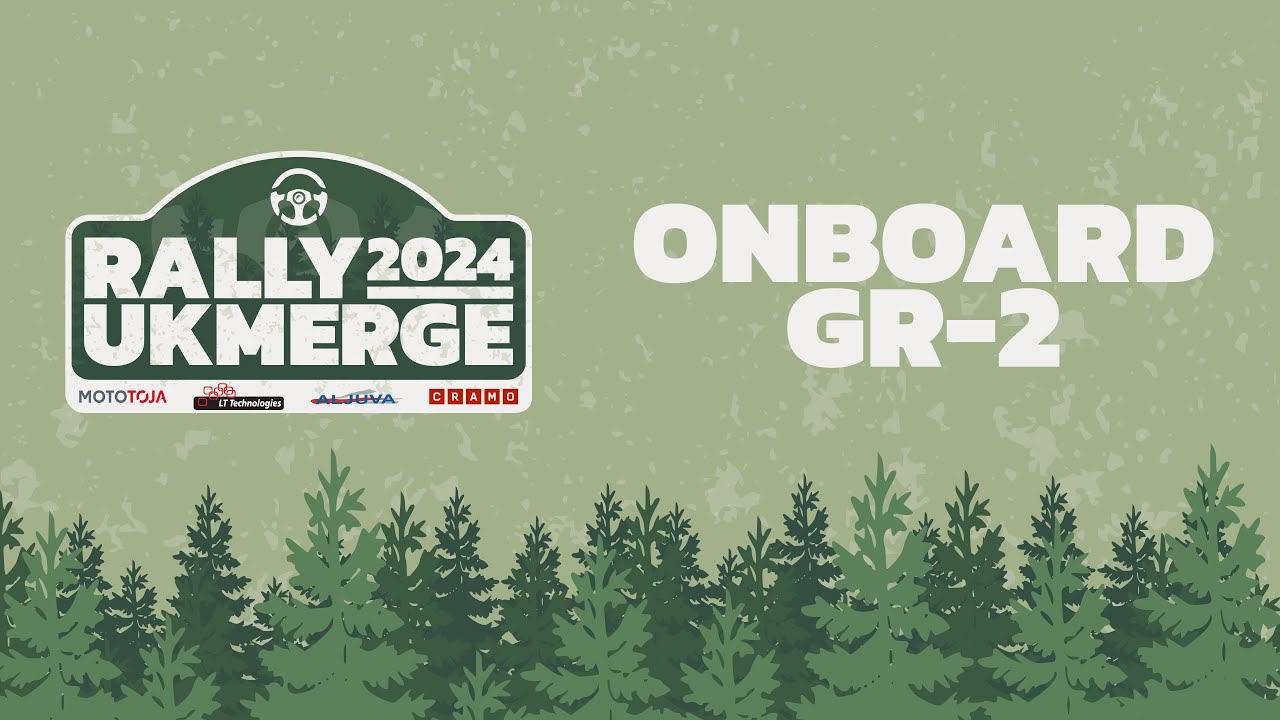 Rally Ukmergė 2024 onboardas GR-2