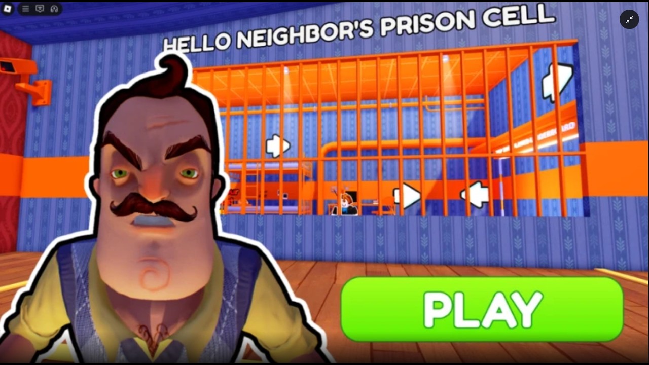 HELLO NEIGHBOR’S PRISON RUN! 🚔🔥 | Roblox Obby Prison Escape