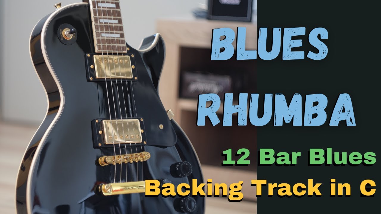 Blues Rhumba Backing Track in C - in the style of Albert King!