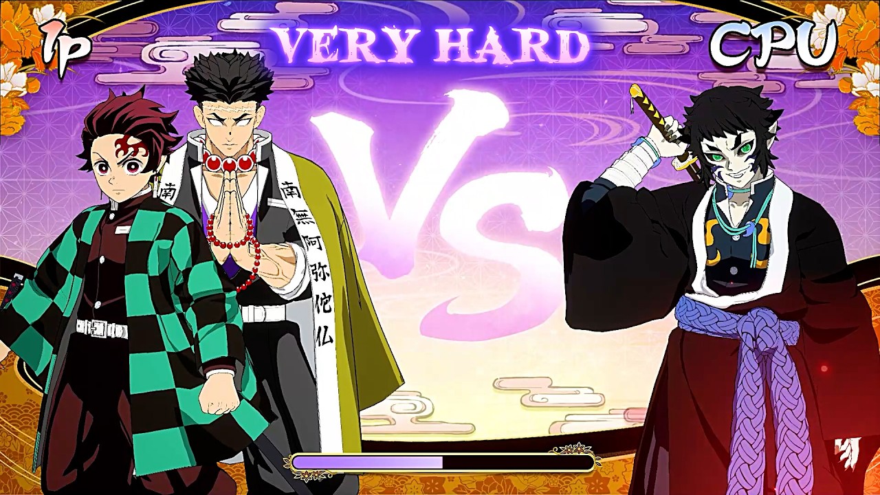 Tanjiro (Infinity Castle) and Gyomei Himejima Vs Kaigaku - Demon Slayer Hinokami Chronicles 2