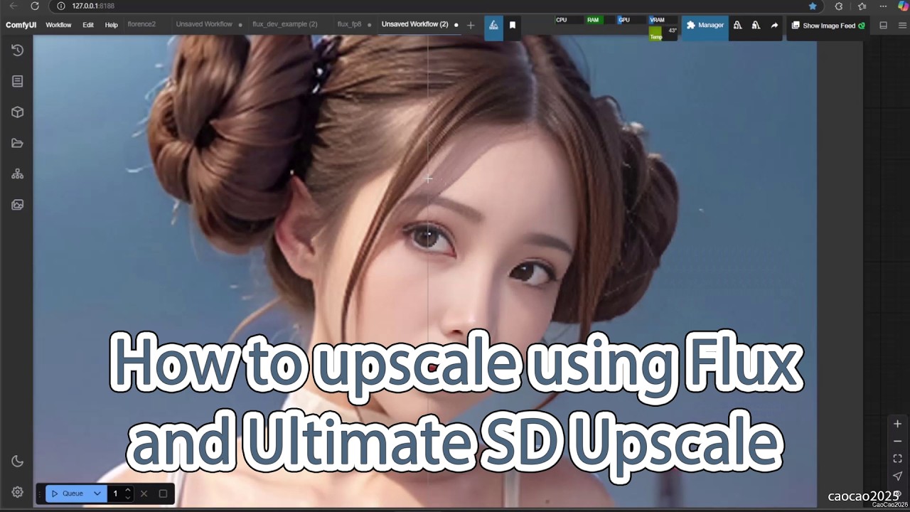 How to upscale using Flux and Ultimate SD Upscale