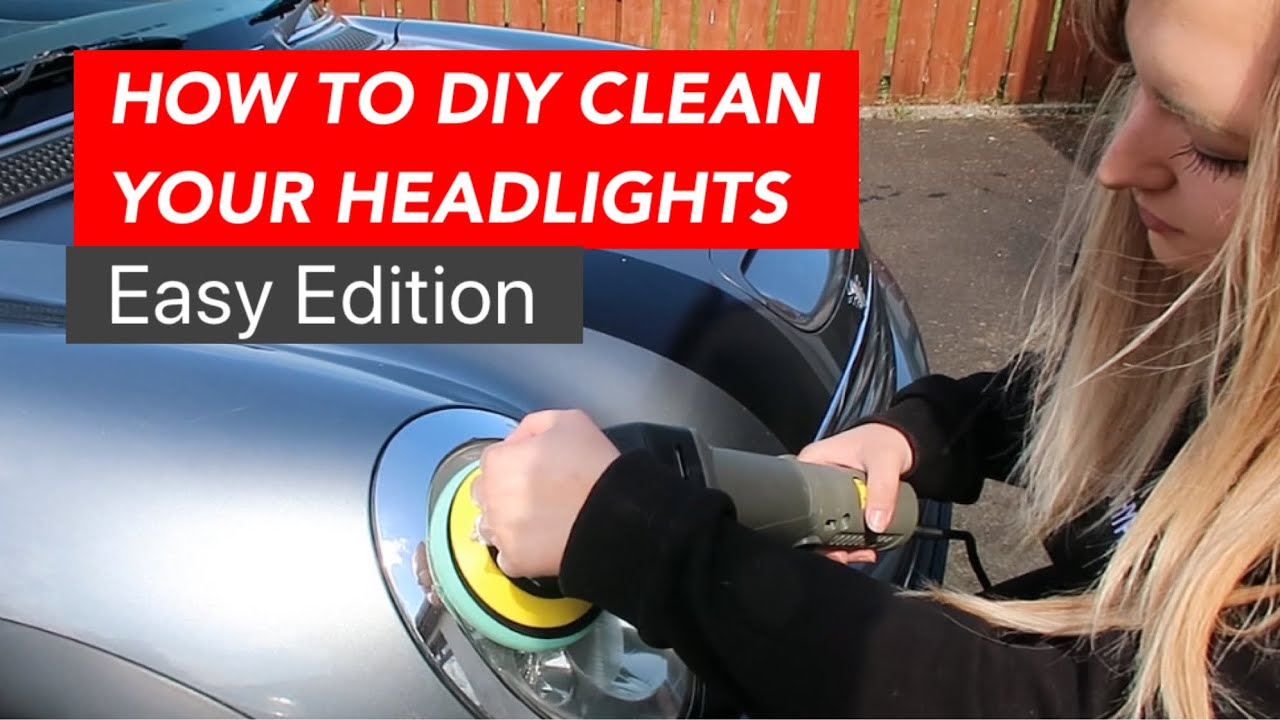 How I cleaned my Headlights | r53 mini cooper S | machine polishing | buffing is addictive |