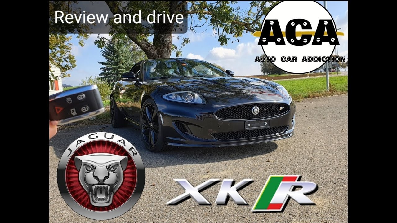 Обзор и поездка на кабриолете Jaguar XKR R performance!