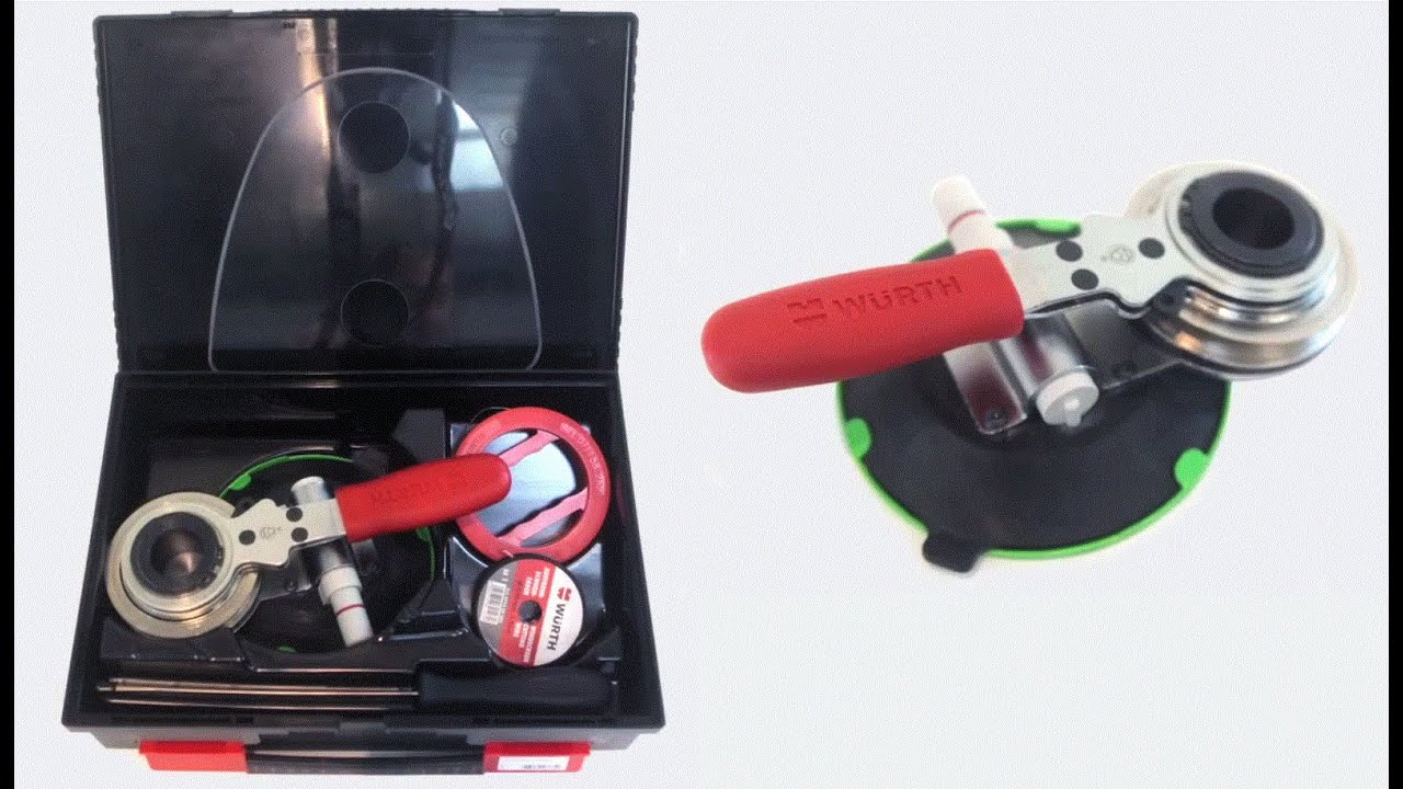 Kit de découpe de pare-brise à cliquet  - Würth