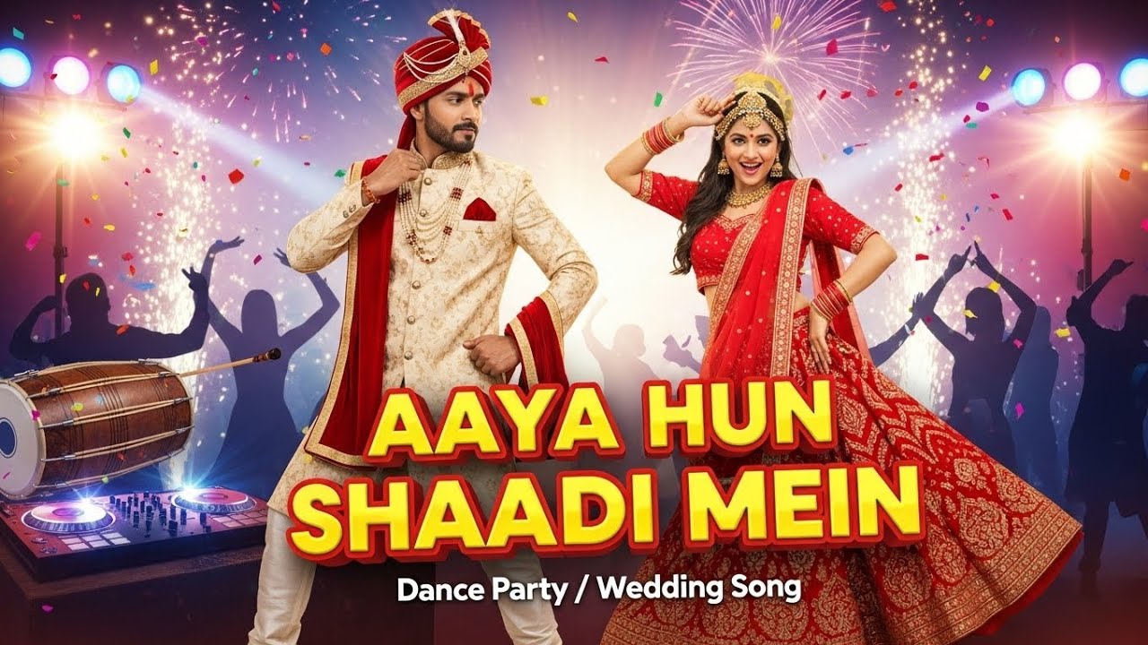 Aaya Hun Shaadi Mein | Full Dance Party Song | New Shaadi Song 2025 | Hindi Shaadi Song