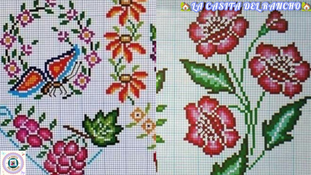 🏡🪡🧶 VARIEDAD DE GRÁFICO BORDA EL QUE MAS TE GUSTE 🧶🪡🏡