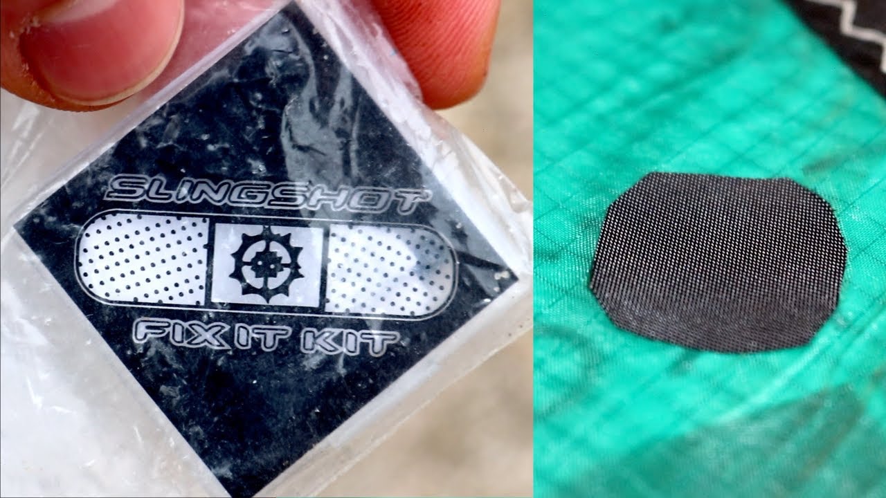 How to repair HOLES in your kite with «SLINGSHOT FIX IT KIT»?
