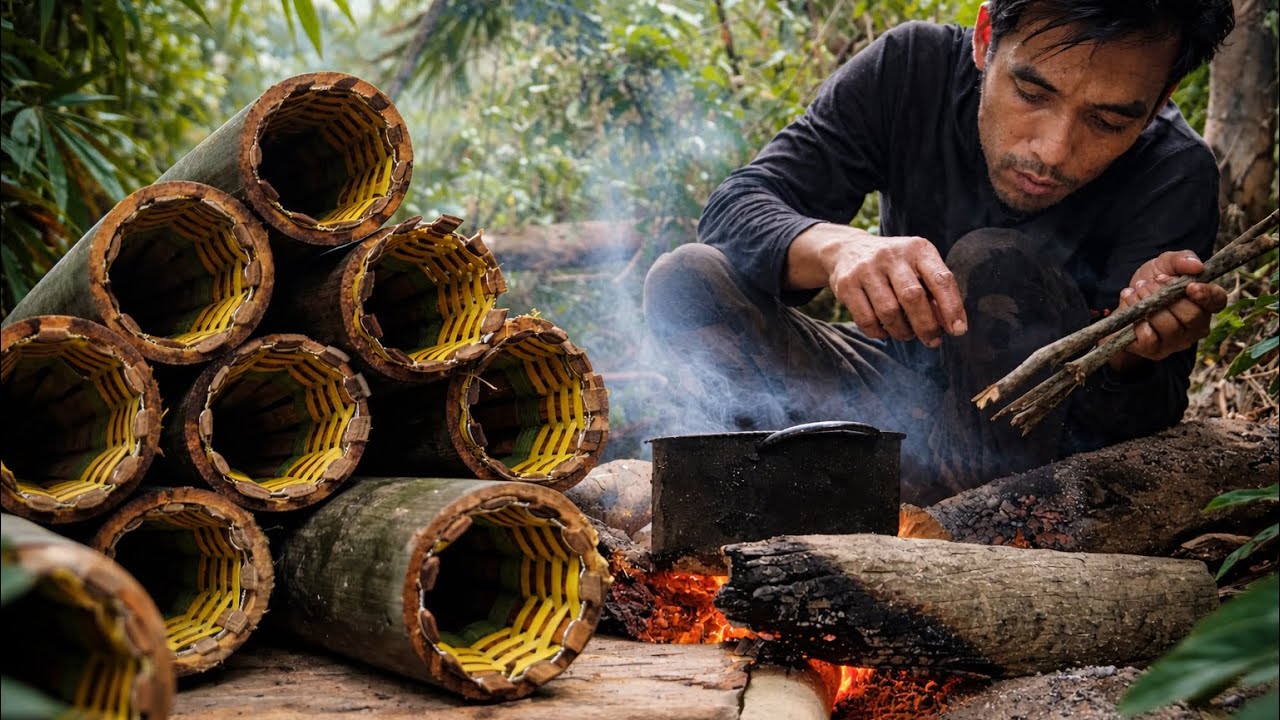 7 Days Ngủ Rừng Quyết Tâm Hạ Gục ￼Chình Già Lâu Năm | 7 Days Jungle Survival – Giant Eel Hunt