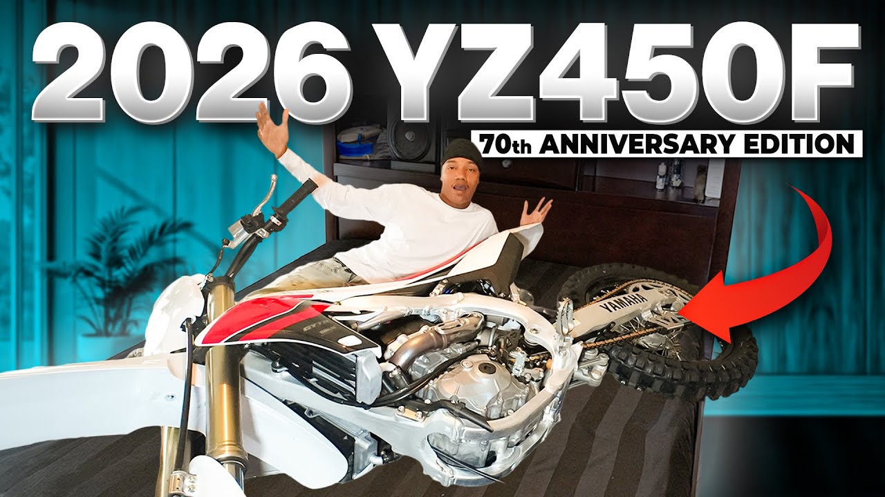Потратил 14 000 долларов на мотоцикл YZ450F 70th Anniversary Edition 2026 года выпуска!