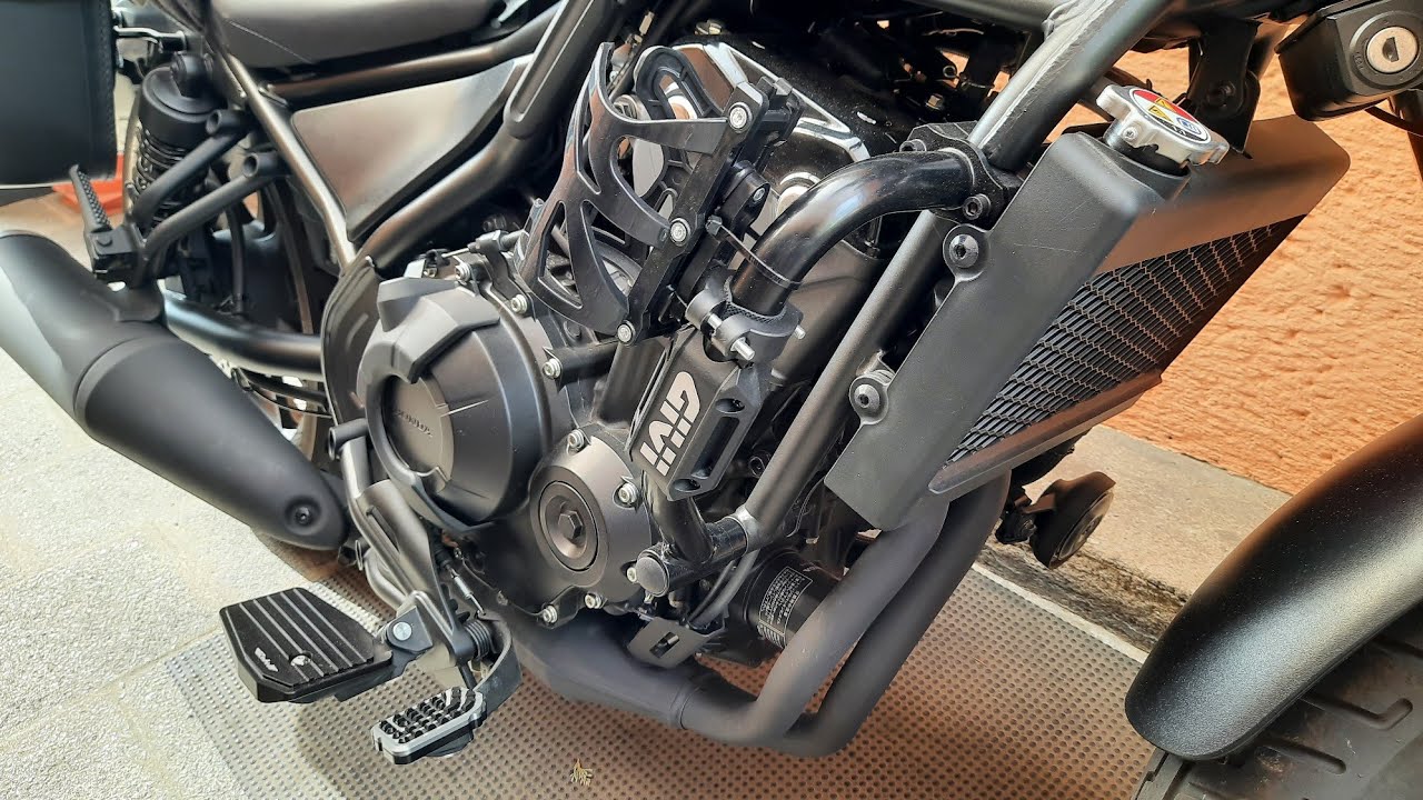 Honda Rebel CMX 500 Montage GIVI Sturzbügel m. kleines Problem 🏍 Install Crash Engine Guard