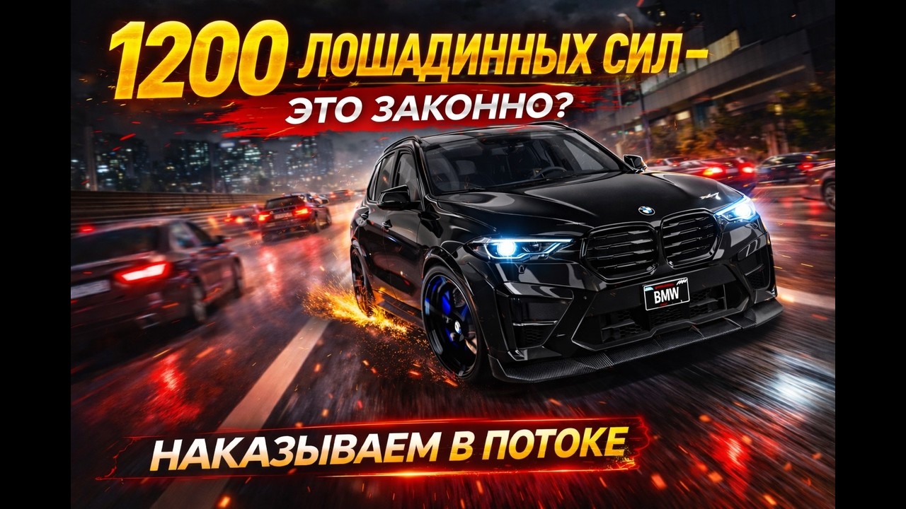 1200 СИЛ НА ЗВЕРСКОМ X5 M | НАКАЗЫВАЕМ ВСЕХ (Assetto Corsa #2)