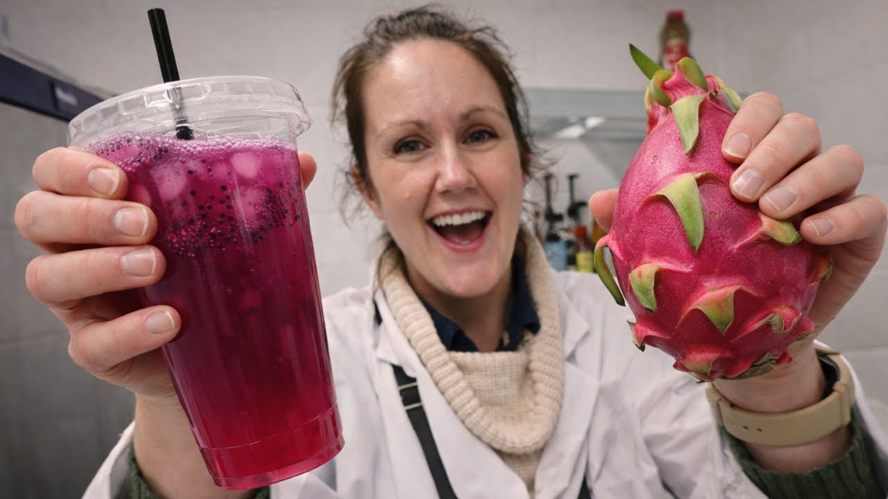 Dragon Fruit Lemonade! 100% The coolest fruit I have ever come across.