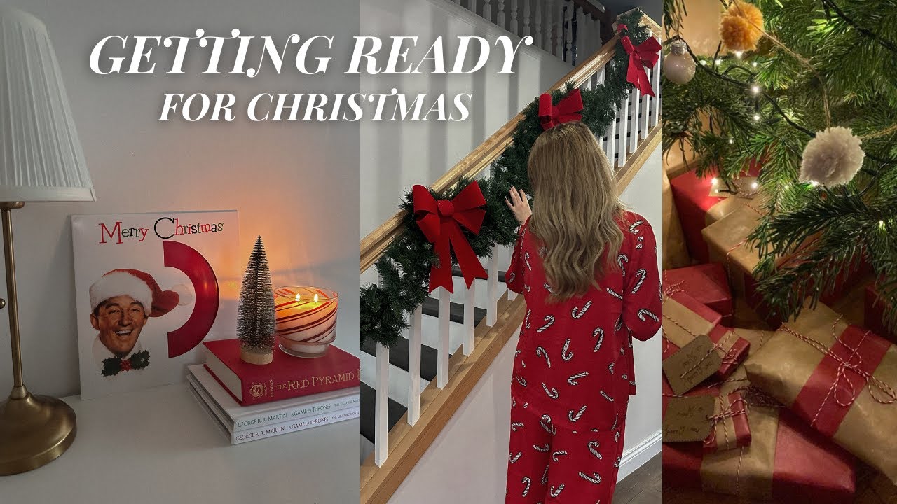 GETTING READY FOR THE HOLIDAYS 🎄 shopping & decorating, holiday books & getting in the spirit!!!!