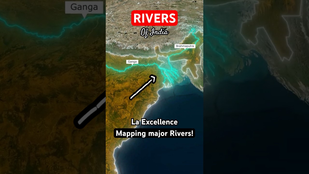 Exploring and Mapping major Indian Rivers!