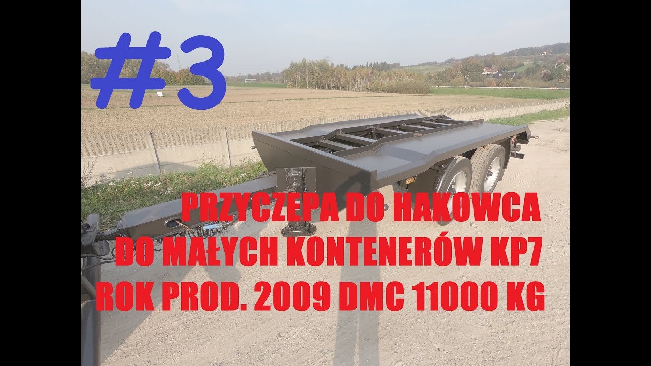 PRZYCZEPA DO HAKOWCA - kontener&oacute;w KP7 #3