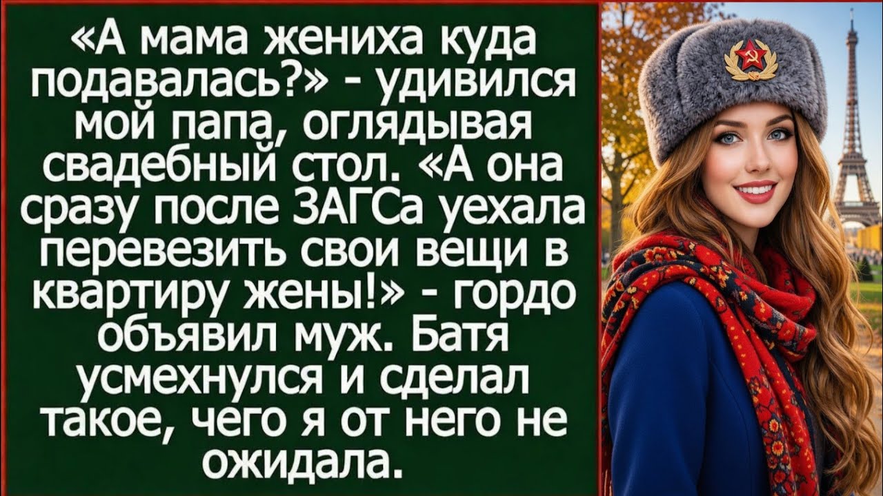 Моя мать сразу после ЗАГСа уехала перевозить свои вещи в квартиру жены! Гордо объявил муж на свадьбе