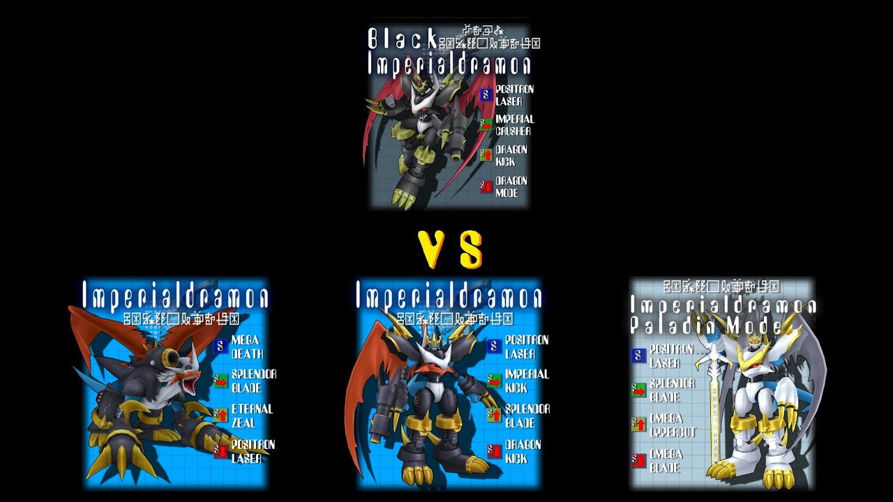 Digimon Rumble Arena HD Remake: Boss Rush - Black Imperialdramon FM - The family squabble