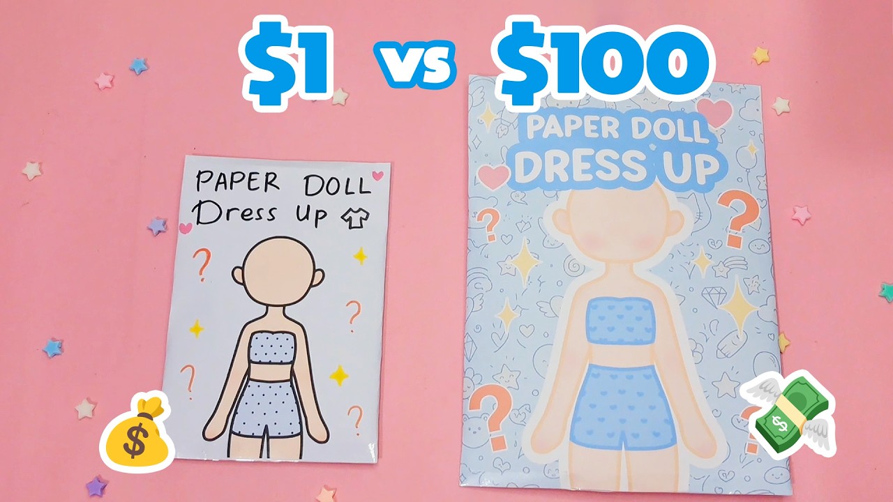 $1 vs $100 Paper Doll Blind Bag... Who Won? 💸