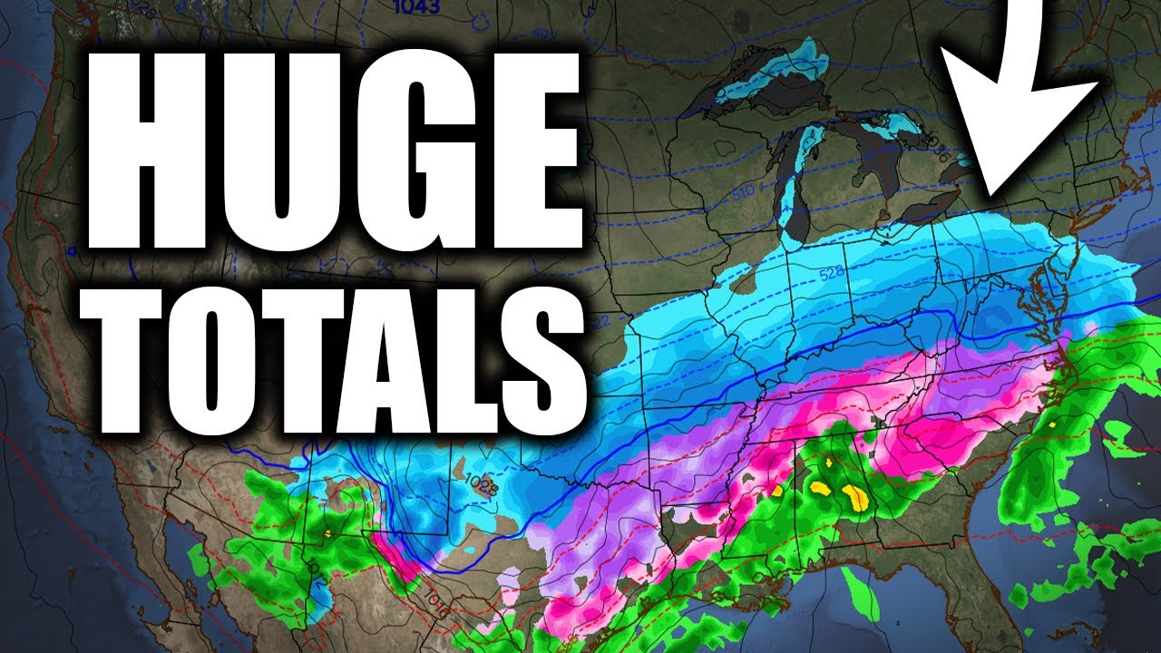 This MASSIVE Winter Storm Is The Biggest Of The Season.. 