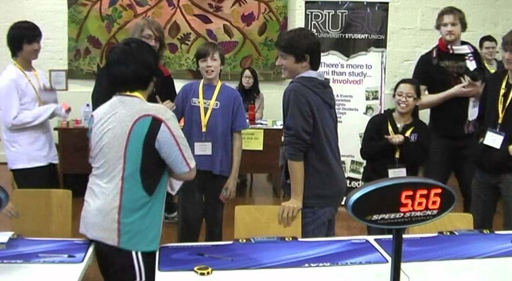 Rubik's cube former world record: 5.66 seconds Feliks Zemdegs