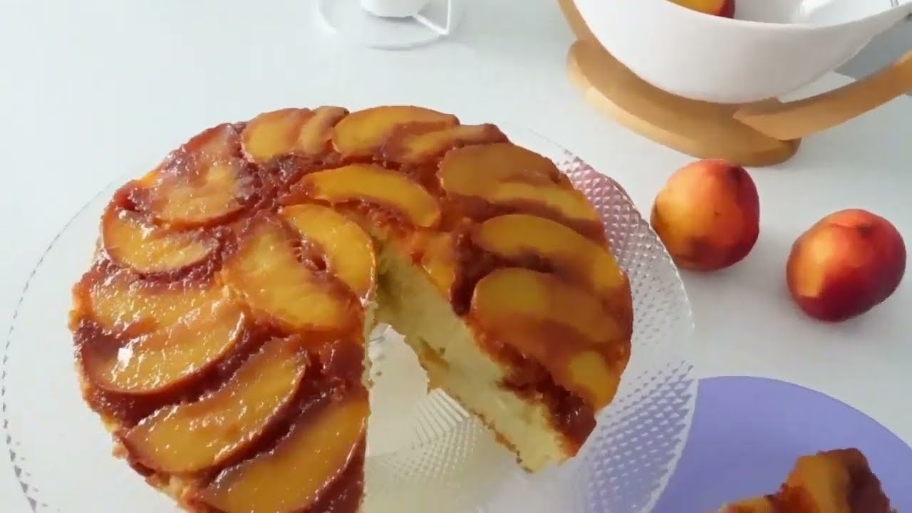 ديكور لخريف للمطبخ🍁كيكة الدخول لمدرسي بالخوخ روعة.