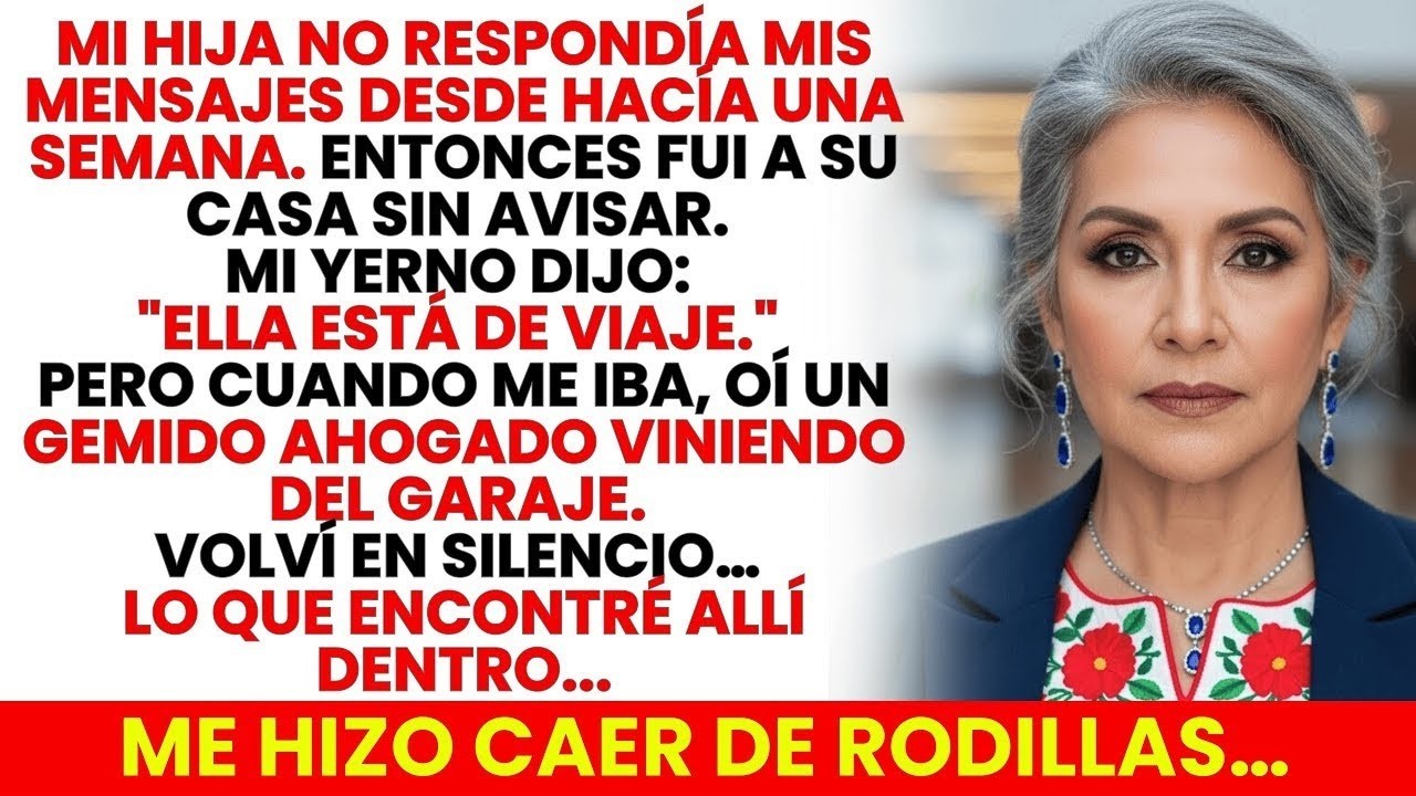 Mi Hija Desapareció y Mi Yerno Dijo “Ella Estaba de Viaje”, Pero un Gemido Desde el Garaje Reve