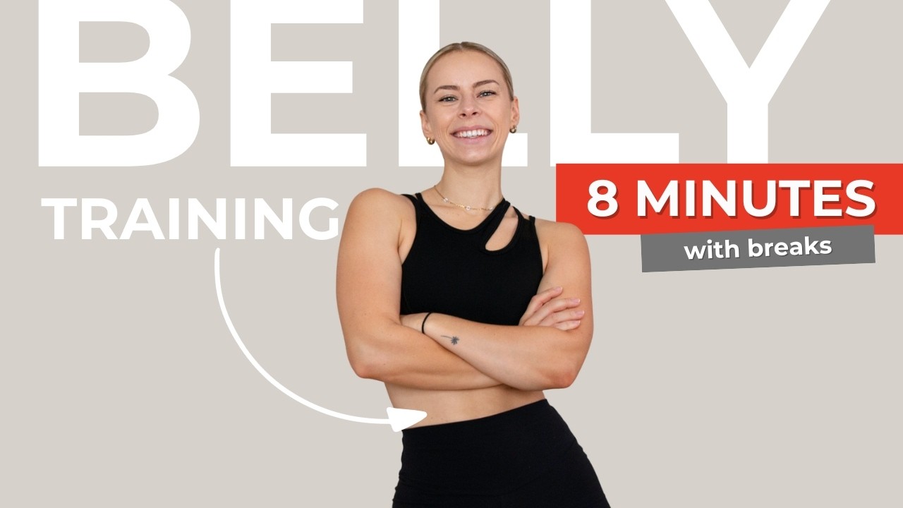 8 MIN ABS – Core Routine with Built-In Breaks | DAMN SPORTS®